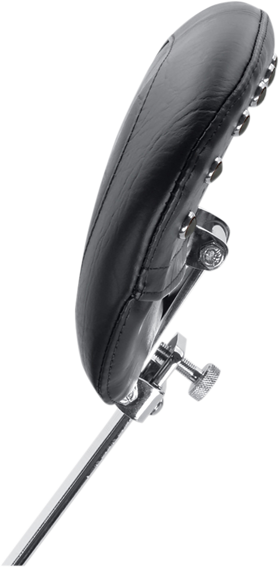 MUSTANG Removable Driver Backrest - Black - Studded - Harley-Davidson FL 2008+ 79590 - PartsOutlet.com.au