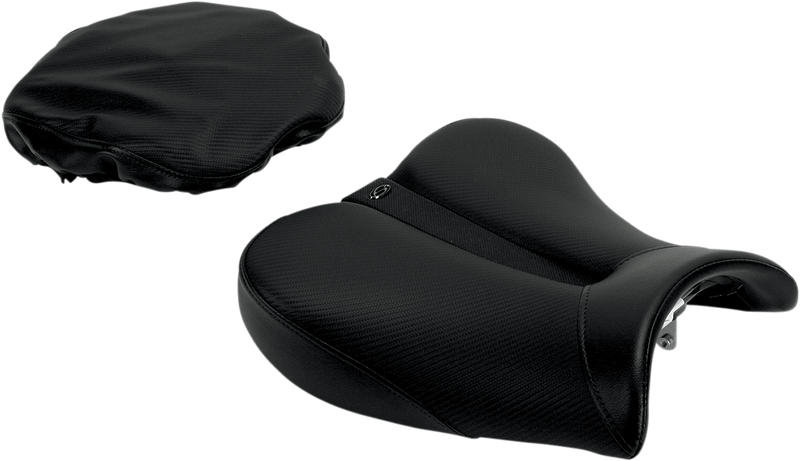 SADDLEMEN Gel-Channel Track Seat - Suzuki Hayabusa - '99-'07 - 0810-0819 - PartsOutlet.com.au