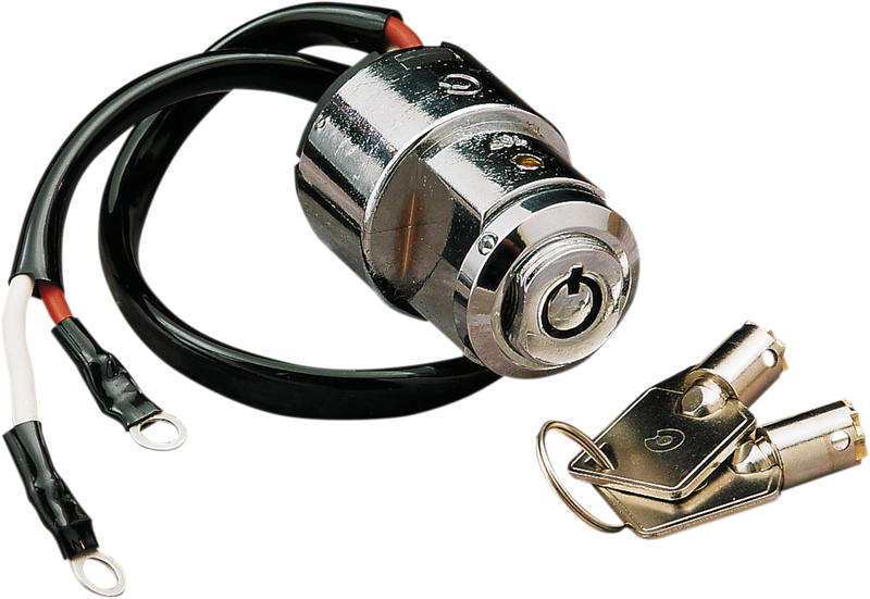 DRAG SPECIALTIES Round Key Ignition Switch - Dyna K714-K2-BC203 - PartsOutlet.com.au