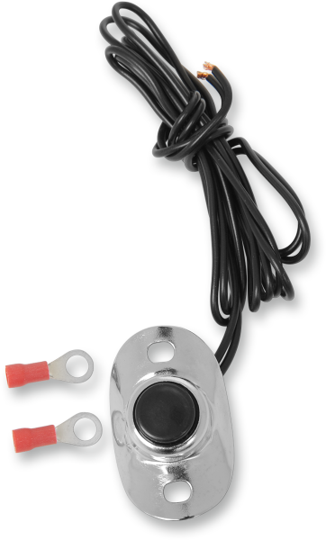 DRAG SPECIALTIES Chrome Horn Button - Harley-Davidson 1941-1972 - 370008-HC3 - PartsOutlet.com.au