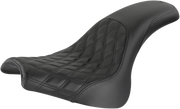 SADDLEMEN Profiler Seat - Lattice Stitched - - 18+ Fat Bob - FXFB/S - 818-28-149 - PartsOutlet.com.au