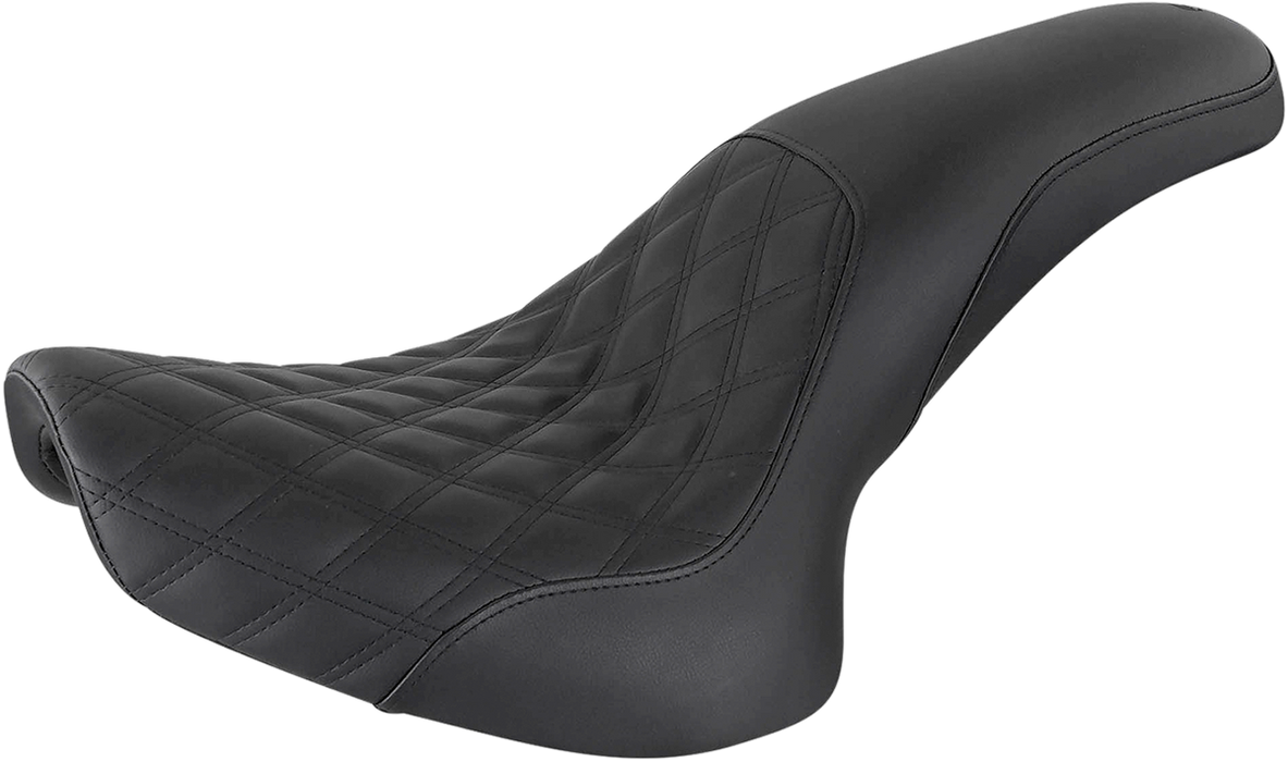 SADDLEMEN Profiler Seat - Lattice Stitched - Softail '00-'06 - 800-01-149 - PartsOutlet.com.au