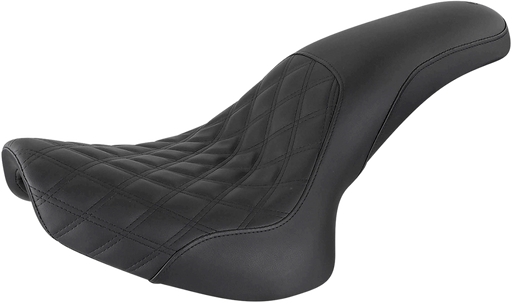 SADDLEMEN Profiler Seat - Lattice Stitched - Softail '00-'06 - 800-01-149 - PartsOutlet.com.au