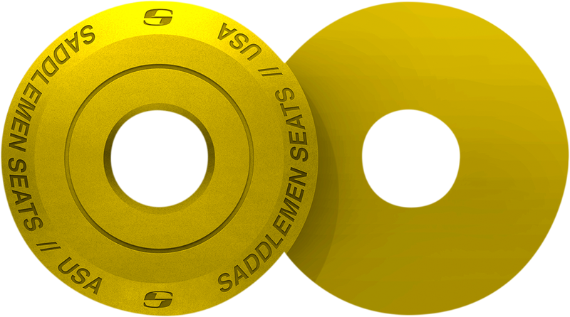 SADDLEMEN Fender Seat Washer - Yellow 14707YW - PartsOutlet.com.au