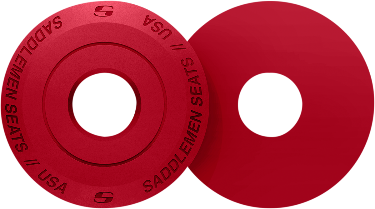 SADDLEMEN Fender Seat Washer - Red 14707RD - PartsOutlet.com.au