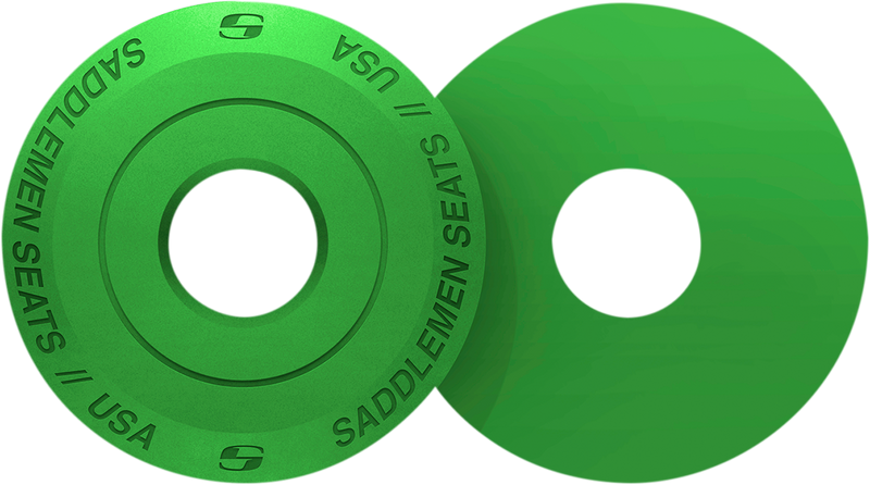 SADDLEMEN Fender Seat Washer - Bright Green 14707BG - PartsOutlet.com.au