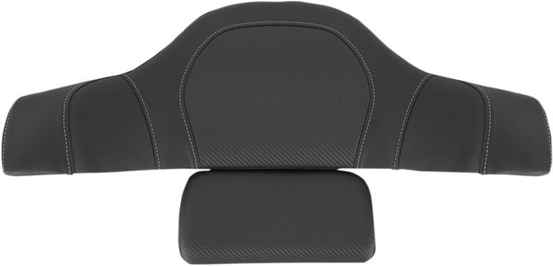 SADDLEMEN Carbon Fiber Tour-Pak Pad - Indian Touring Chief/Chieftain/Roadmaster/Springfield '14-'23 - I14-07-TPACK-CF - PartsOutlet.com.au