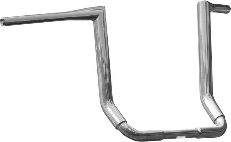 KHROME WERKS Batwing Buck 50 Handlebar - 1 1/2" - FLH 08+ - 14" - Chrome - 300614