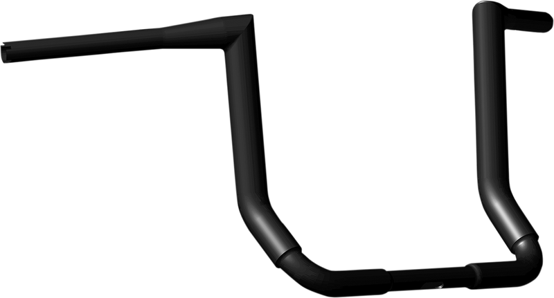 KHROME WERKS Batwing Buck 50 Handlebar - 1 1/2" - FLH 08+ - 12" - Black - 300712