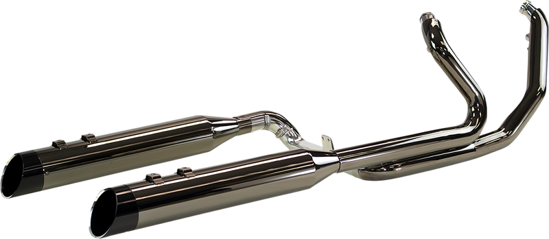 KHROME WERKS 2-into-2 Dominator Exhaust System with 4-1/2" Mufflers - Eclipse - FL '17-'24 - 201445
