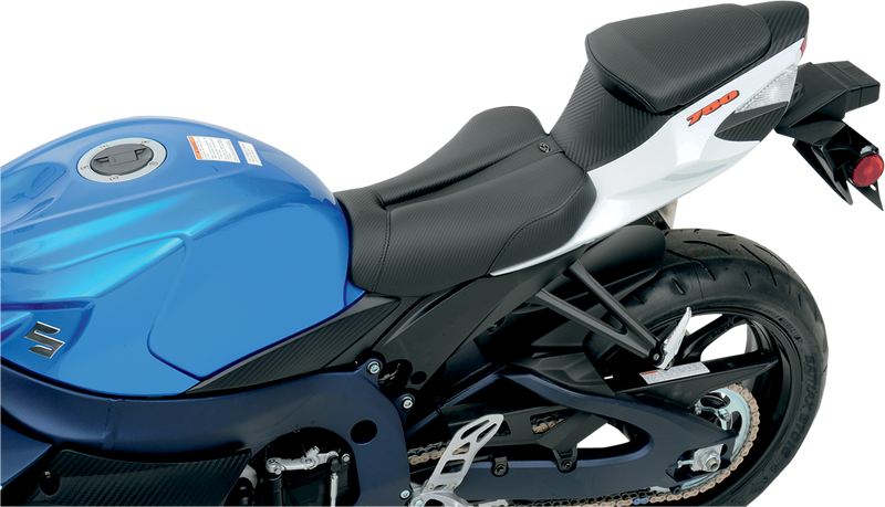 SADDLEMEN Track-CF Seat - Suzuki GSXR 600/750 '11-'17 - 0810-S029 - PartsOutlet.com.au