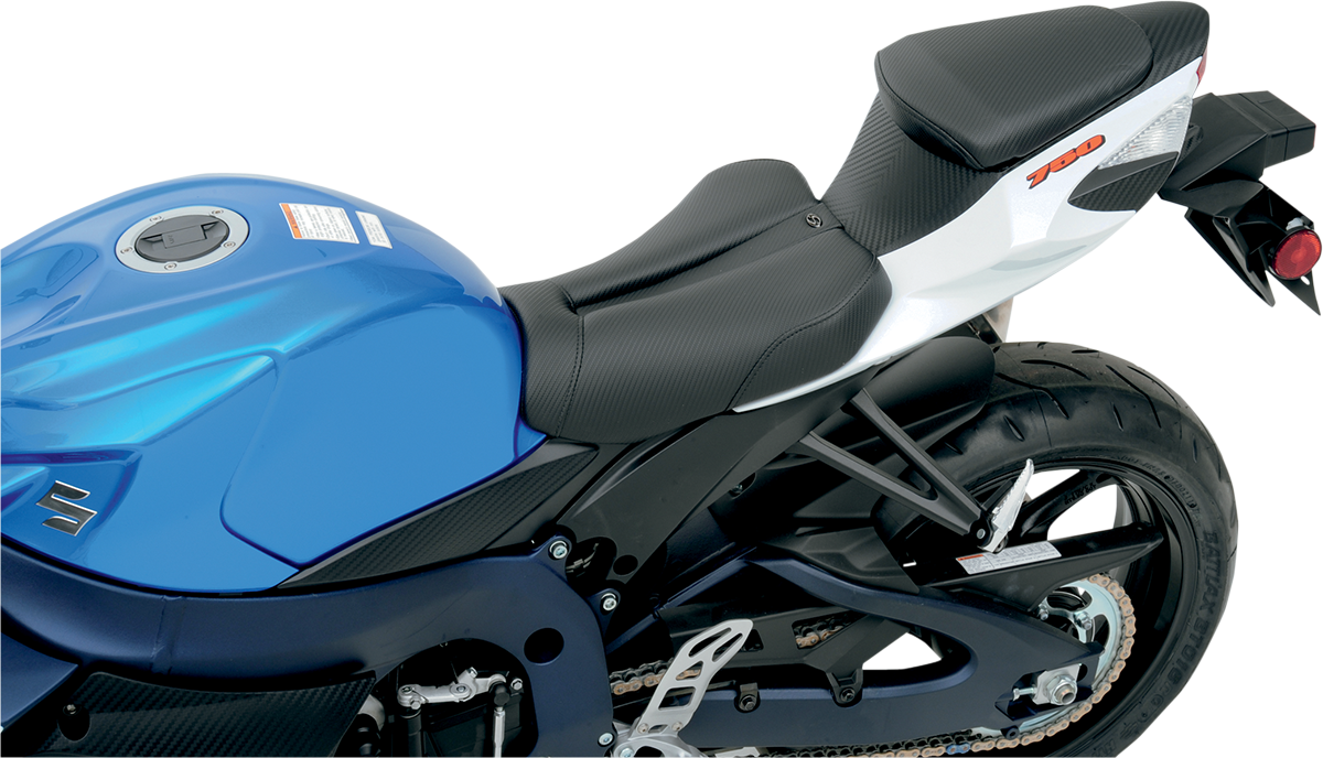 SADDLEMEN Track-CF Seat - Suzuki GSXR 600/750 '11-'17 - 0810-S029 - PartsOutlet.com.au