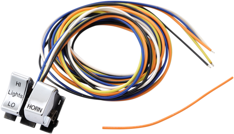 DRAG SPECIALTIES Switch Kit - Dimmer/Horn - Harley-Davidson 1982-1995 - Chrome 71597-92CPL-HC4 - PartsOutlet.com.au