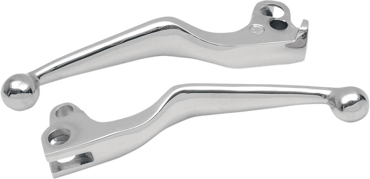 DRAG SPECIALTIES Lever Set - Harley-Davidson 1972-1981 - Chrome 07-0562/3-BC307 - PartsOutlet.com.au