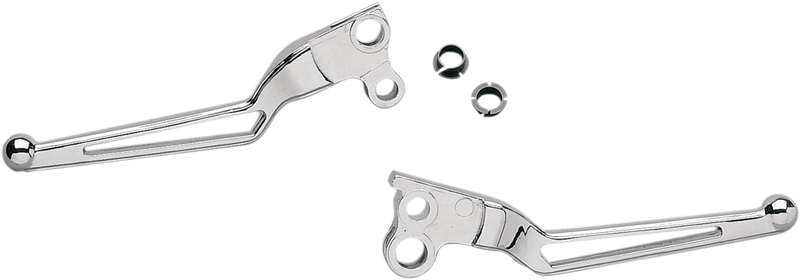 DRAG SPECIALTIES Clutch/Brake Lever Set - Stealth Series - Harley-Davidson 1982-1995 - 273150-BC3-N - PartsOutlet.com.au