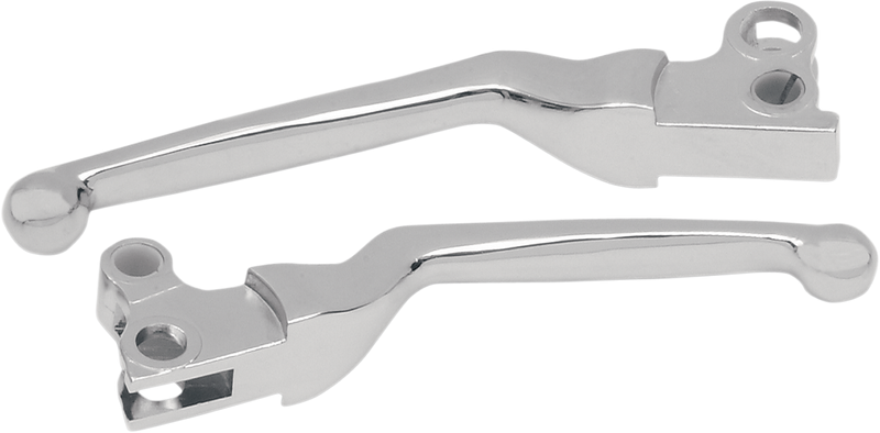 DRAG SPECIALTIES Lever Set - Harley-Davidson 1982-1995 - Chrome 07-0506/7-BC307 - PartsOutlet.com.au