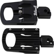 BILTWELL Punisher Footpeg - Passenger - Black - M8 7005-203-04 - PartsOutlet.com.au