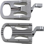 BILTWELL XL Step Footpegs - Polish - Silver 7006-303-02 - PartsOutlet.com.au
