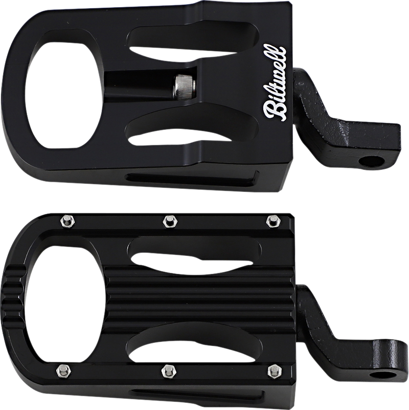 BILTWELL XL Step Footpegs - Black 7006-203-02 - PartsOutlet.com.au