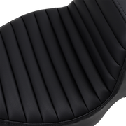 SADDLEMEN Step Up Seat - Tuck and Roll - Extended Reach - FL '08-'23 HD Touring - Street/ Road/ Electra - 808-07B-171EXT - PartsOutlet.com.au