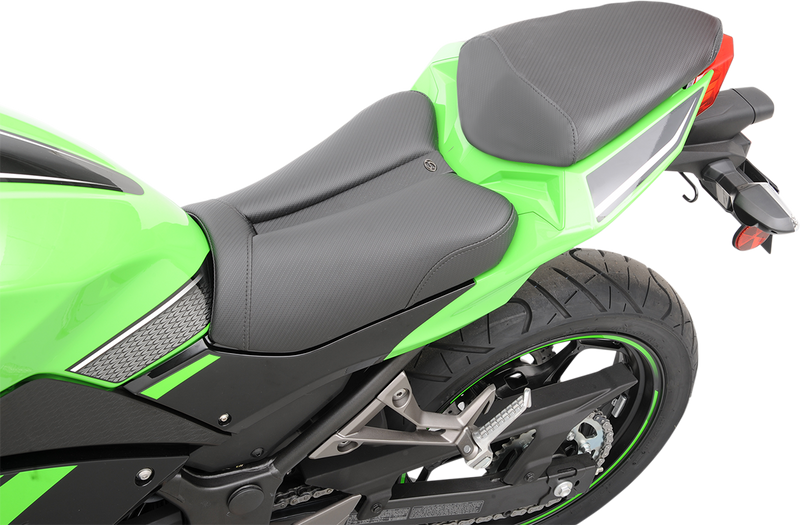 SADDLEMEN Track-CF Seat - Kawasaki EX300 '13-'17 - 0810-K055 - PartsOutlet.com.au