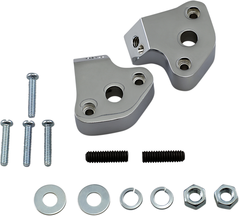 DRAG SPECIALTIES Turn Signal Mount Kit - '99-'17 FLSTC 20-0379-BC202 - PartsOutlet.com.au