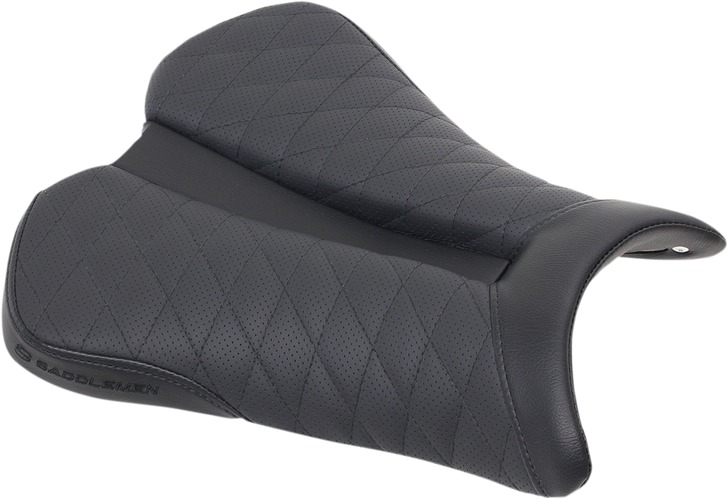 SADDLEMEN Track-LS Seat - With Rear Cover - Kawasaki 2008-2018 - 0810-K061 - PartsOutlet.com.au