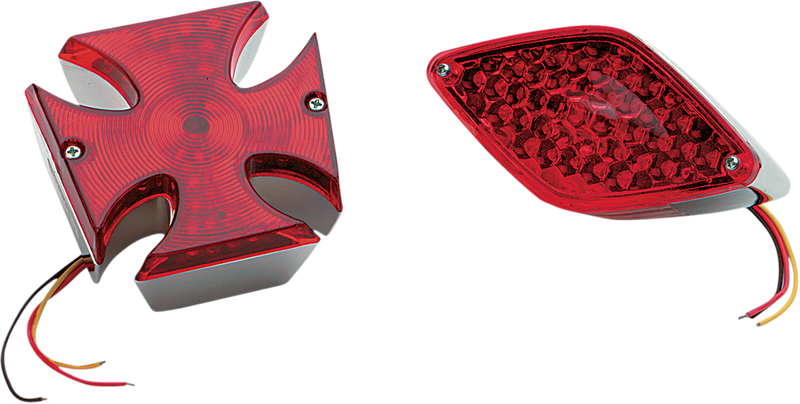 DRAG SPECIALTIES LED Taillight - 2" Maltese - 20-6503LEDBXLB1