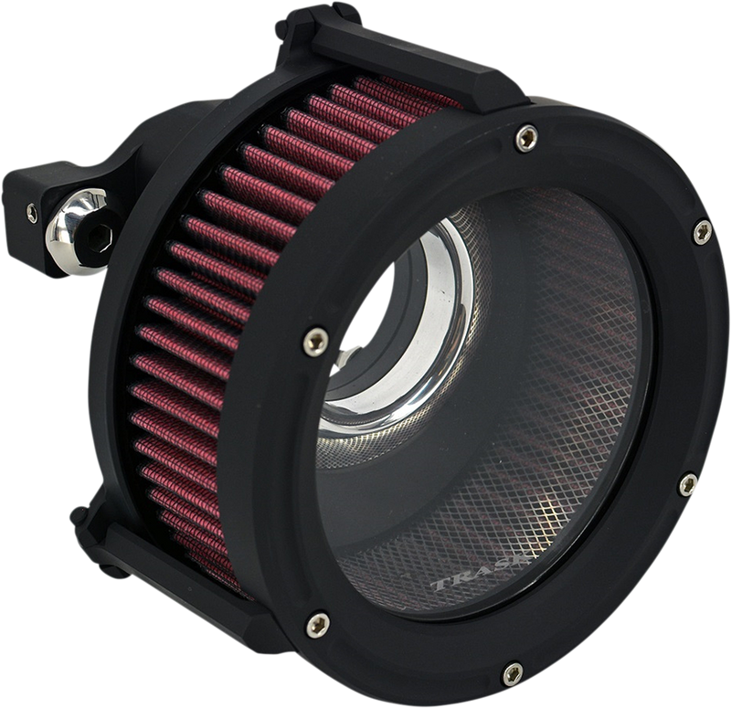 TRASK Assault Air Cleaner - Black - XL 1991-2021 - TM-1022-BK - PartsOutlet.com.au