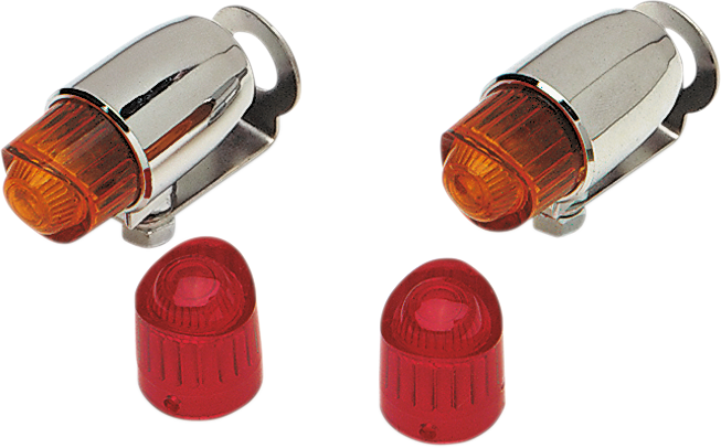 DRAG SPECIALTIES Replacement Lens for Pony Lights - Red 12-6052-L-HC3 - PartsOutlet.com.au