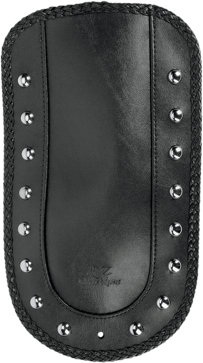 MUSTANG Fender Bib - Studded Chrome - Harley-Davidson Fat Boy 2006-2017 - Solo Seat 78118 - PartsOutlet.com.au