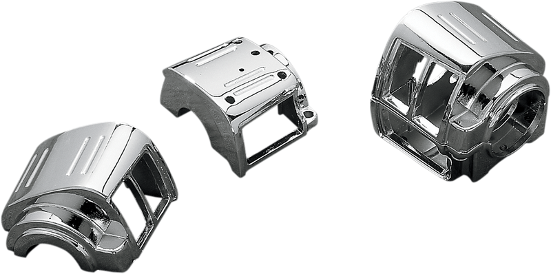 DRAG SPECIALTIES Switch Housing - Harley-Davidson 1982-1995 - Chrome 07-0544/5-SC3 - PartsOutlet.com.au
