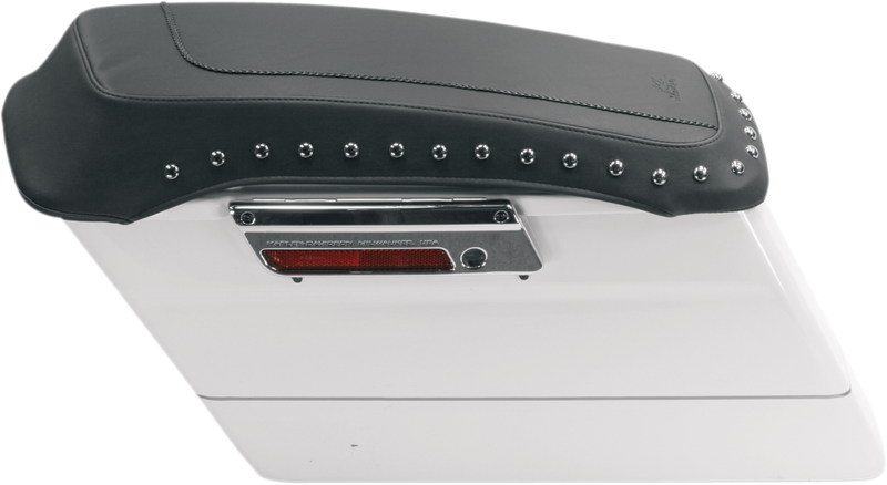 MUSTANG Saddlebag Cover Lid - Studded - Harley-Davidson FLT / FLHT 1993-2013 - 77605 - PartsOutlet.com.au