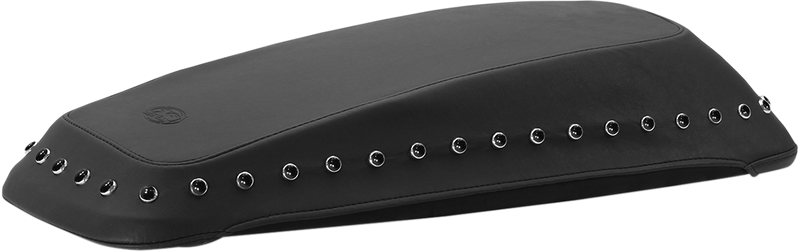 MUSTANG Saddlebag Lid Covers - Black Stud - Harley-Davidson FL2014-2021 - 77624 - PartsOutlet.com.au
