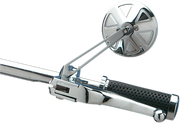 DRAG SPECIALTIES Round Mirror with Short Stem 302155-BC4-LB16 - PartsOutlet.com.au