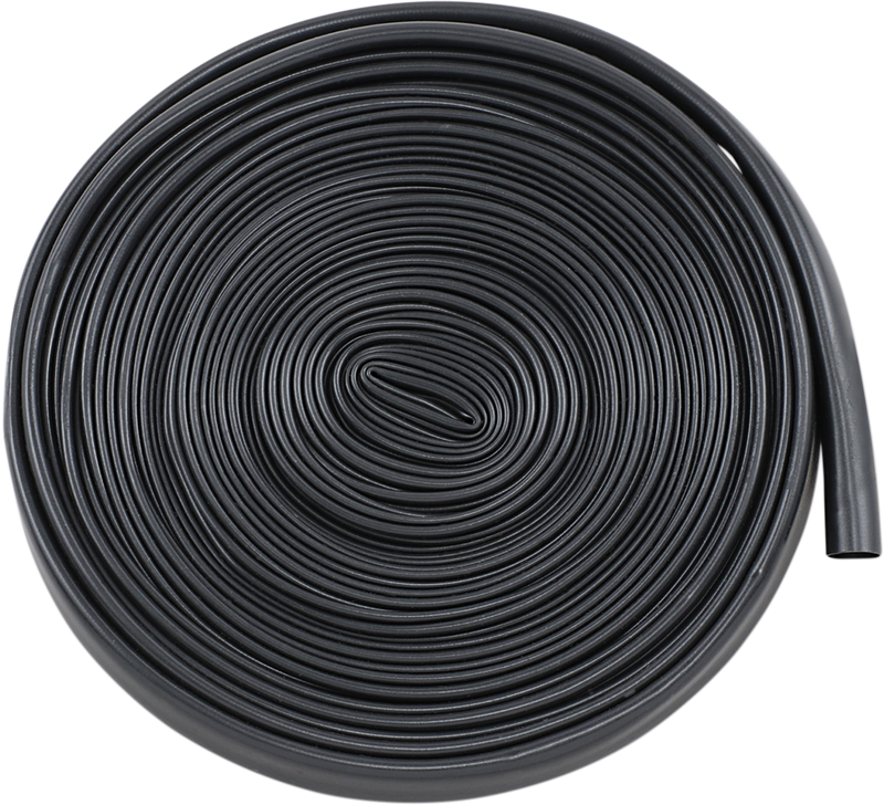 DRAG SPECIALTIES Shrink Tube .250" to .125" - 25FT - Black - DRTT261-25