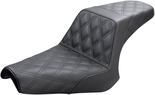 SADDLEMEN Step Up Seat Yamaha XV950 Bolt '13-'23 - Lattice Stitched - Black Y13-16-175 - PartsOutlet.com.au