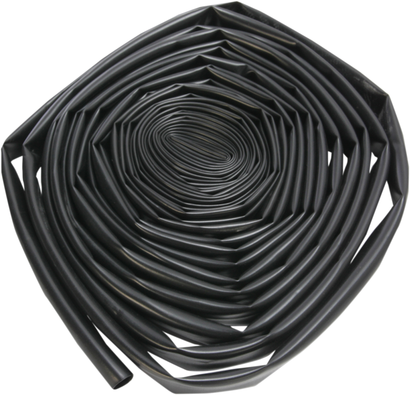 DRAG SPECIALTIES Shrink Tube .500" to .250" - 25FT - Black - DRTT263-25