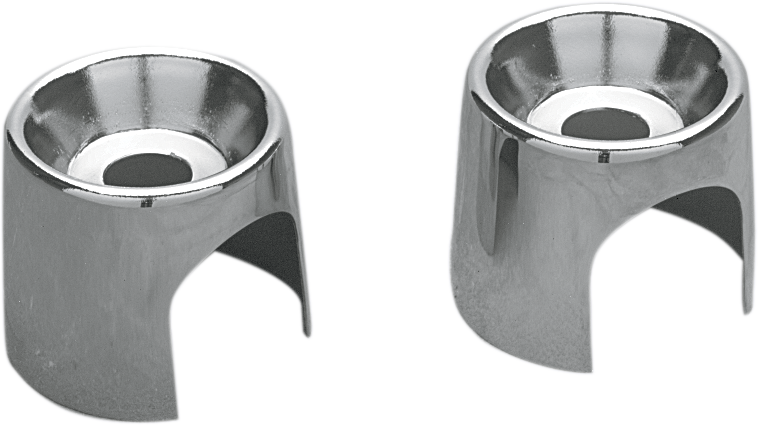DRAG SPECIALTIES Upper Shock Bolt/Stud Cover - Chrome - '82-'00 XL/FXR 75196 - PartsOutlet.com.au