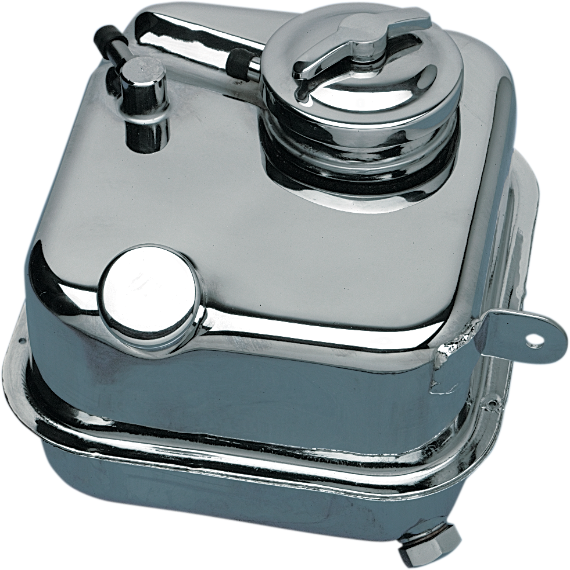 DRAG SPECIALTIES Replacement Oil Tank - Harley-Davidson 1965-1982 - Chrome 70426 - PartsOutlet.com.au