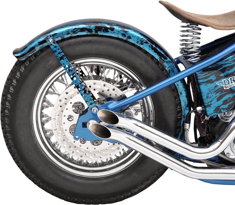 DRAG SPECIALTIES Drilled Brake Rotor - Rear - 11.5" - Harley-Davidson '00-'22 - 060186ASP-BC648