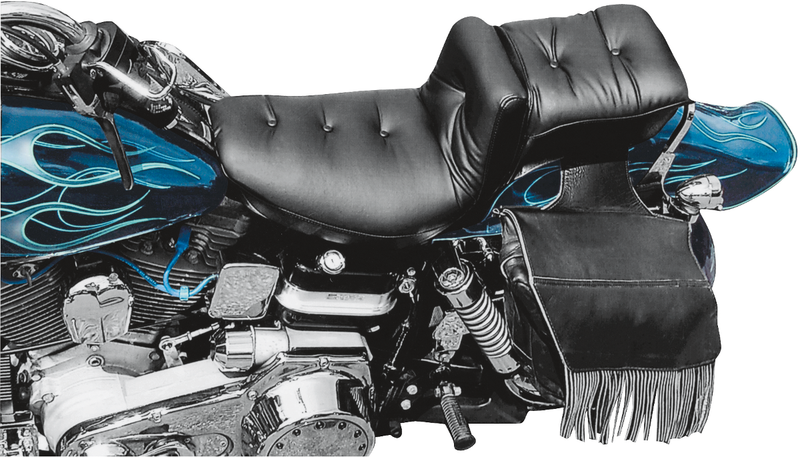 MUSTANG Wide Duke Pillow Seat - Harley-Davidson FX 1958-1984 - 75060 - PartsOutlet.com.au