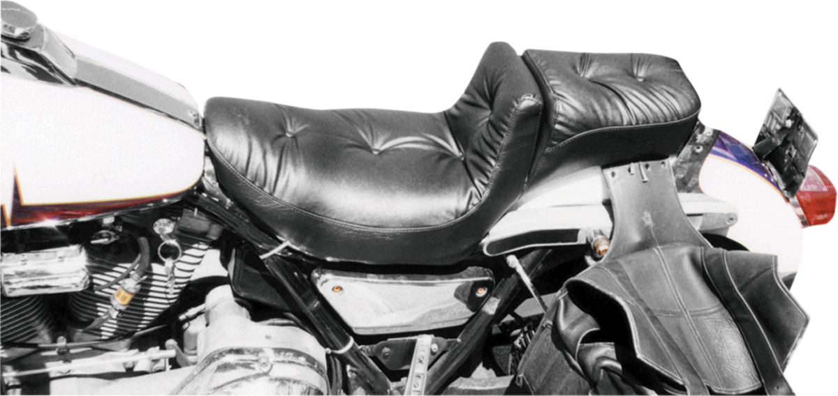 MUSTANG 2 Piece Regal Duke Pillow Seat - Harley-Davidson FXR 1982-2000 - 75083