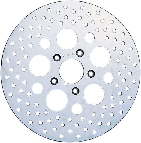 DRAG SPECIALTIES Drilled Brake Rotor - Rear - 11.5" - Harley-Davidson '79-'91 - 060171ASP-BC648