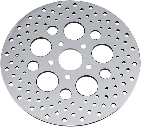 DRAG SPECIALTIES Drilled Brake Rotor - Rear - 11.5" - Harley-Davidson '92-'99 - 060181ASP-BC648