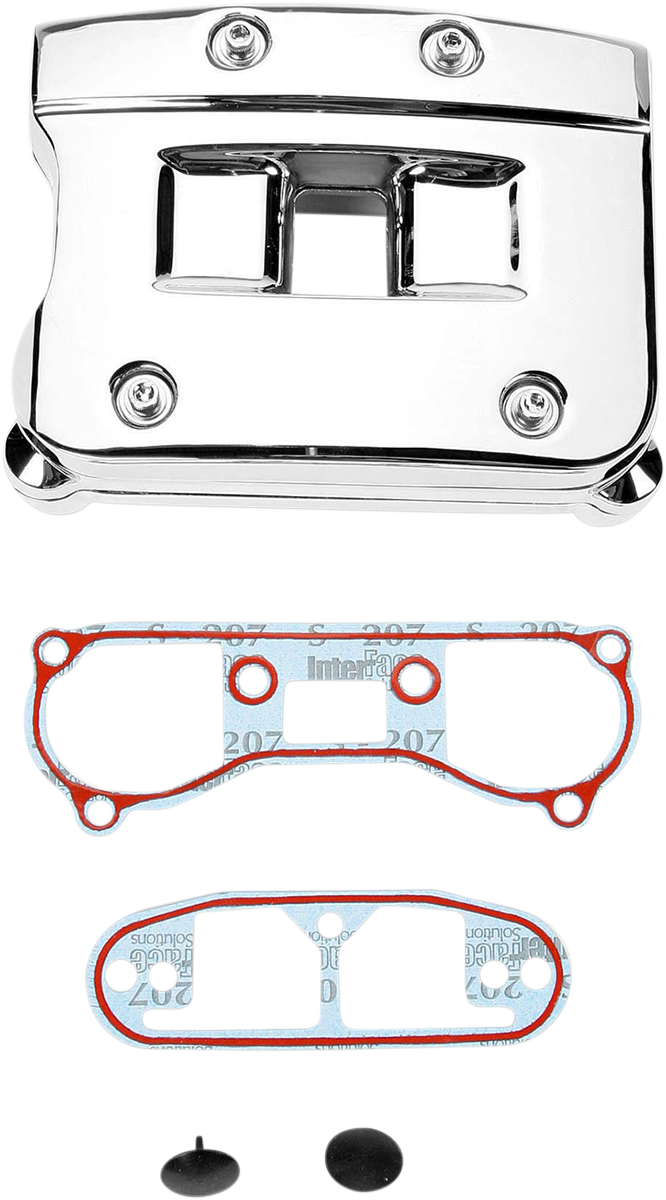 DRAG SPECIALTIES Rocker Box Cover - Big Twin - Harley-Davidson 1992-2000 - 037001-BX-LB2 - PartsOutlet.com.au