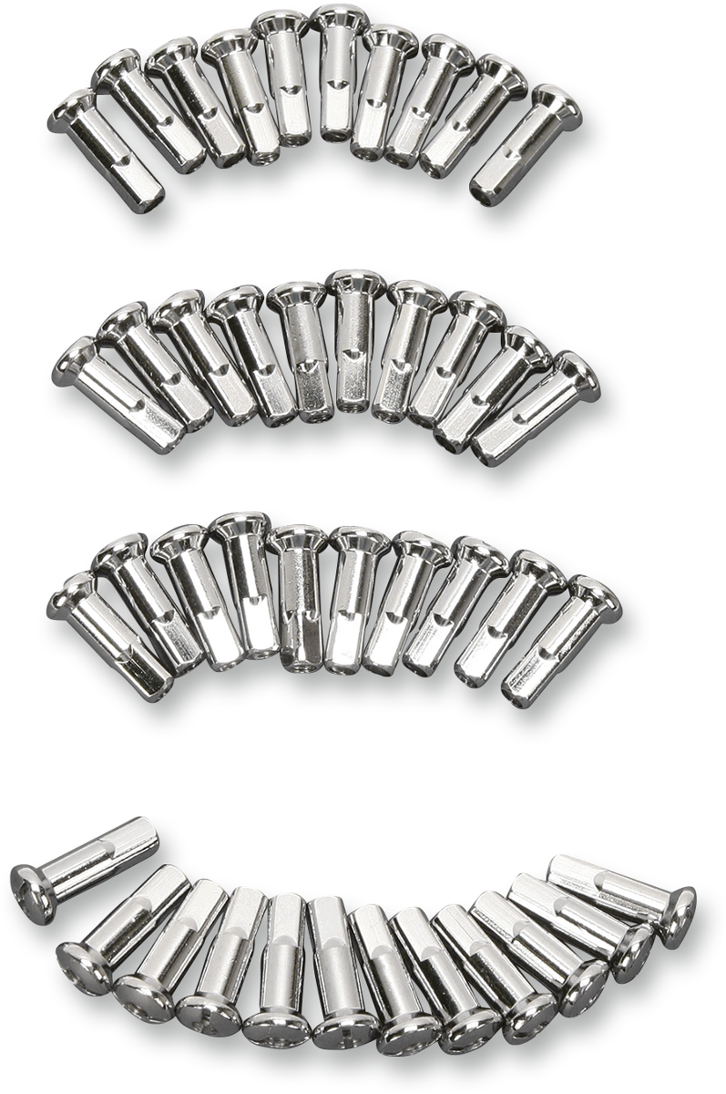 DRAG SPECIALTIES Spoke Nipples - Chrome - X-Long 16-0500SE42-HC3 - PartsOutlet.com.au