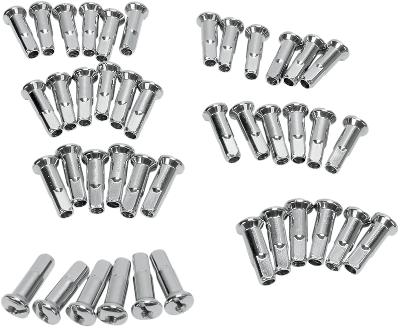 DRAG SPECIALTIES Spoke Nipples - Stainless Steel - X-Long 160500SSE42-HC3 - PartsOutlet.com.au