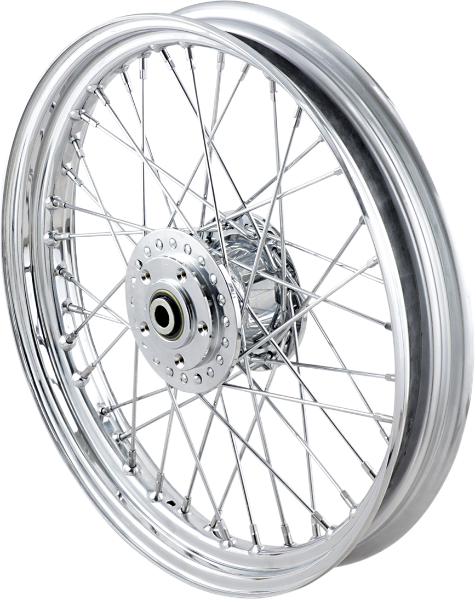 DRAG SPECIALTIES Front Wheel - Dual Disc/No ABS - Harley-Davidson 1978-1983 - Chrome - 19"x2.50" 70868