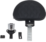 SADDLEMEN Lattice Stitched Driver Backrest - Electra Glide / Road Glide '97-'07 - LB11567LS - PartsOutlet.com.au